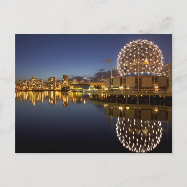 Postal Science World y CBD reflejados en False Creek, (Anverso)