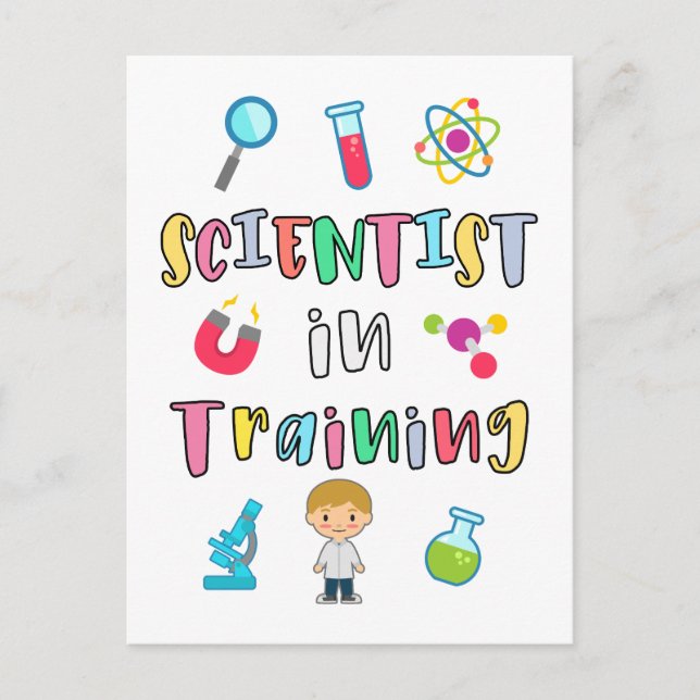Postal Scientist in Training for Young Scientists (Anverso)