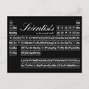 Postal Scientists in the periodic table