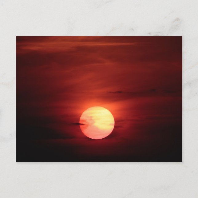 Postal Scifi Sunset (Anverso)