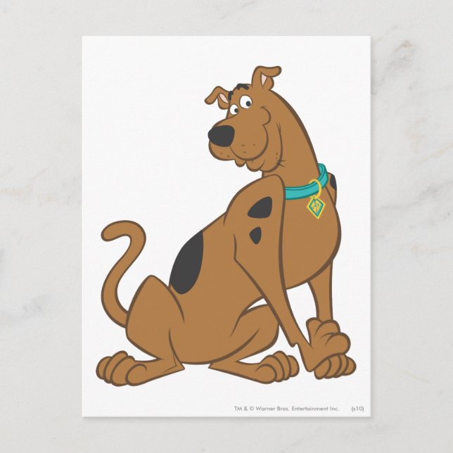 Postal Scooby-Doo Bashful Pose (Anverso)