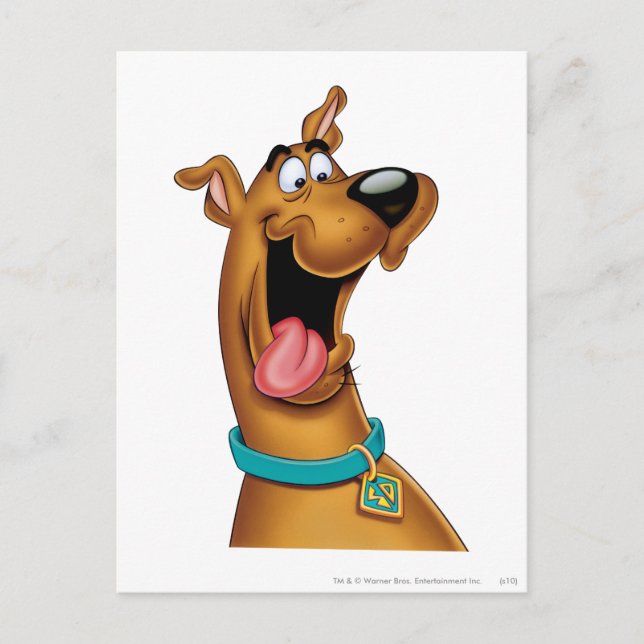 Postal Scooby-Doo Cara emocionada (Anverso)