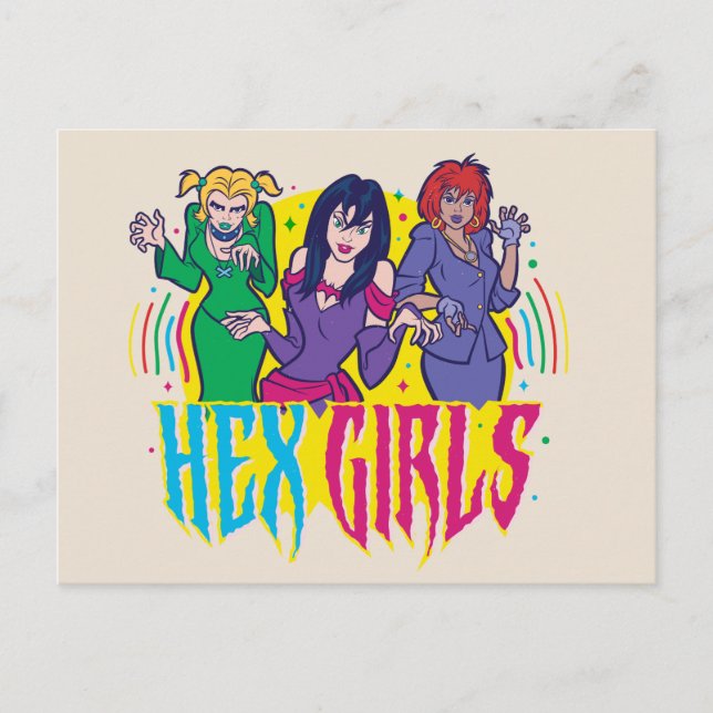 Postal Scooby-Doo | Chicas hexadecimales (Anverso)
