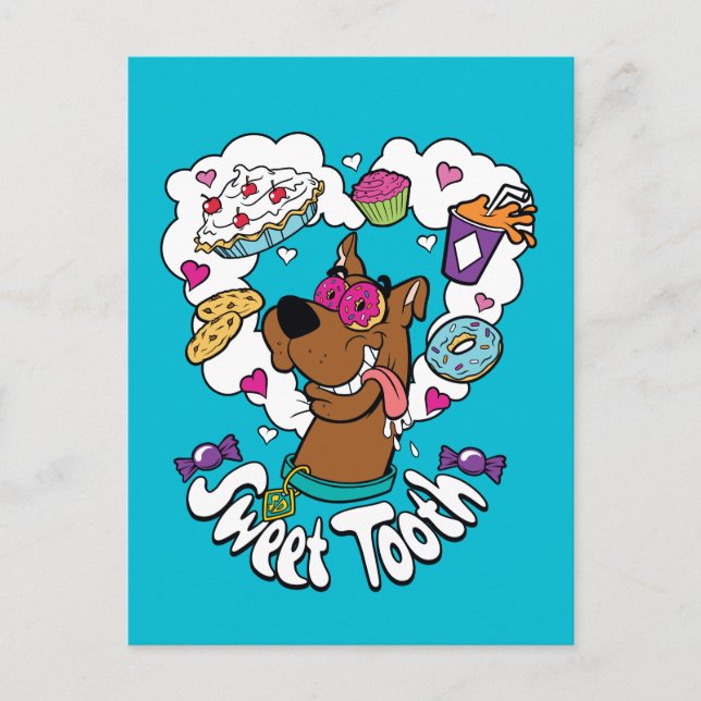 Postal Scooby-Doo "Dulce" (Anverso)