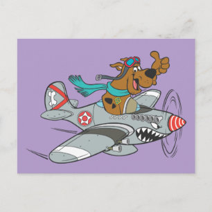 Postal Scooby-Doo Flying Plane