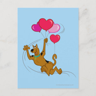 Postal Scooby Doo - Globos cardíacos