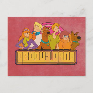 Postal Scooby-Doo   Gráfico retro Personalizado "Groovy G