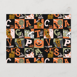 Postal Scooby-Doo | Patrón de Halloween