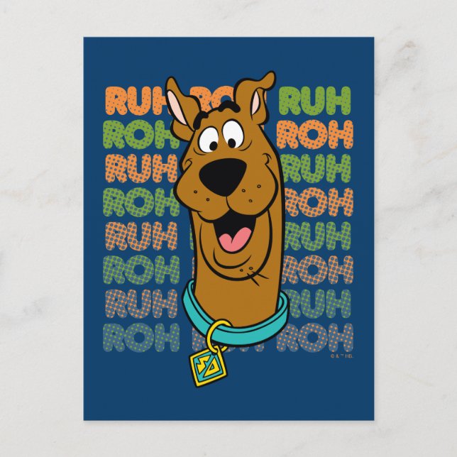 Postal Scooby-Doo Ruh Roh (Anverso)
