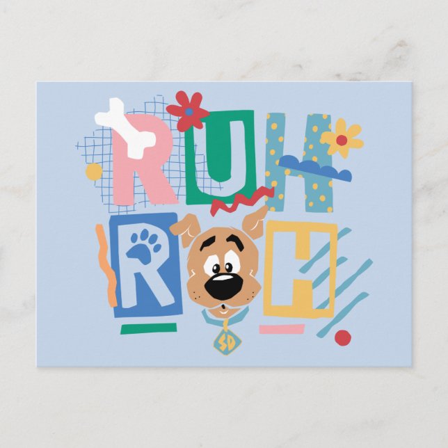 Postal Scooby-Doo | Ruh Roh Baby Scooby-Doo (Anverso)