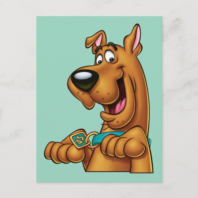 Postal Scooby-Doo se levanta (Anverso)