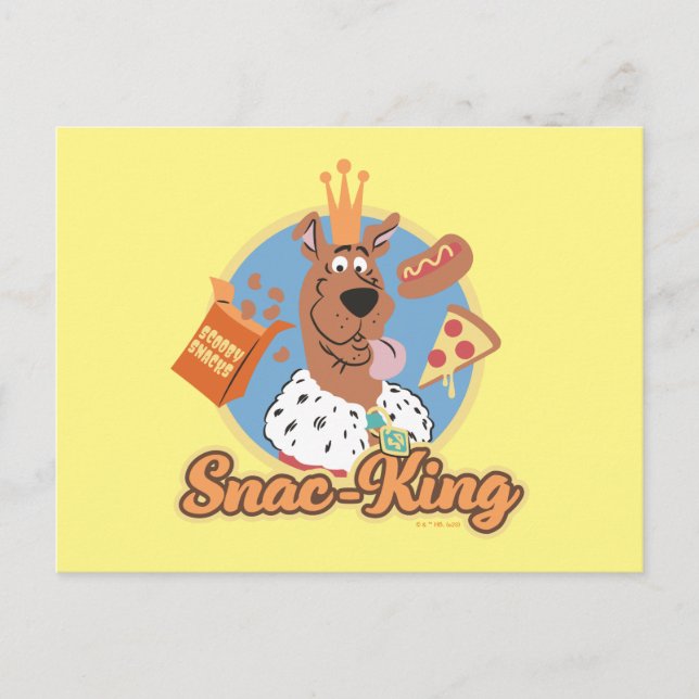 Postal Scooby-Doo Snac-King (Anverso)