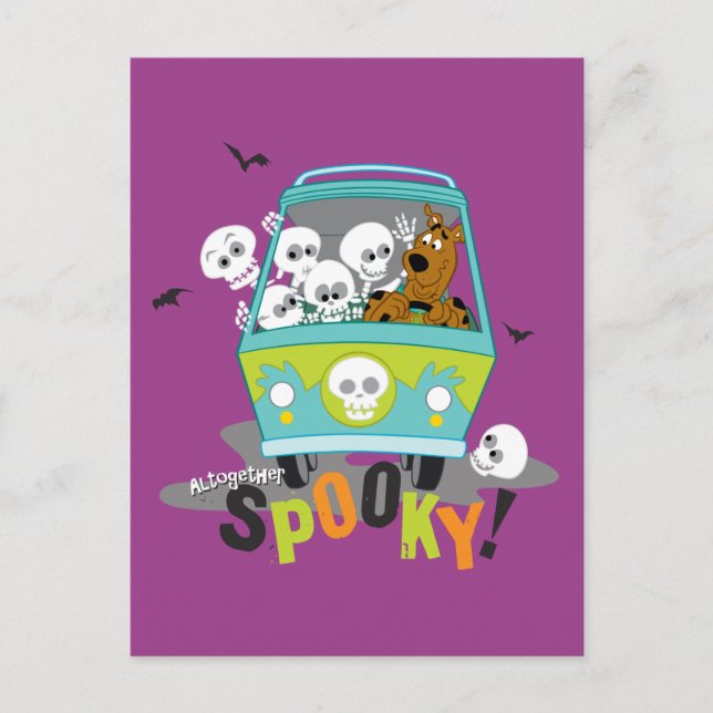 Postal Scooby-Doo Spooky Mystery Machine (Anverso)