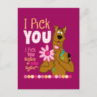 Postal Scooby Doo - Te Elijo