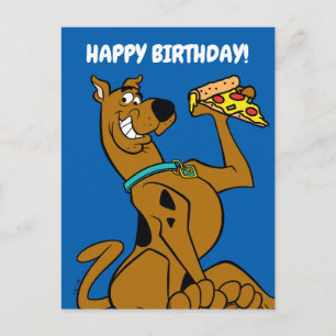 Postal Scooby-Doo With Pizza Slice