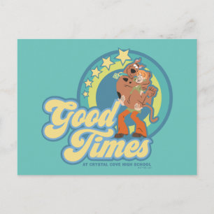 Postal Scooby-Doo y Shaggy buenos momentos en Crystal Cov