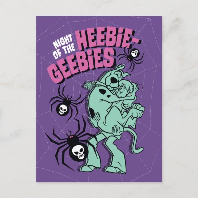 Postal Scooby-Doo y Shaggy Heebie-Geebies (Anverso)