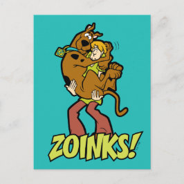 Postal Scooby-Doo y Shaggy Zoinks!