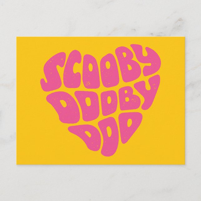 Postal Scooby Dooby Doo Heart (Anverso)