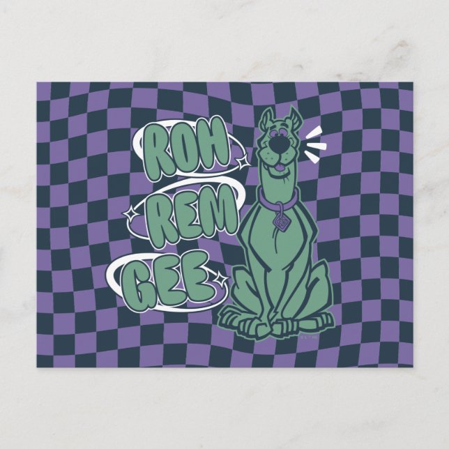 Postal Scooby Retro "OMG" (Anverso)