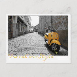 Postal Scooter amarillo
