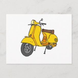 Postal Scooter amarillo