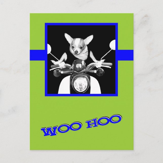 Postal Scooter Chihuahua (Anverso)