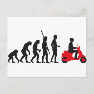 Postal scooter de evolución
