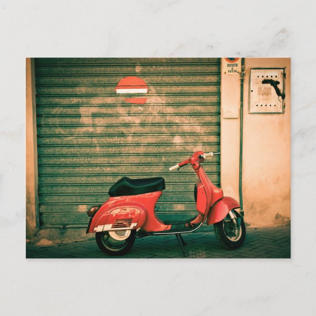 Postal Scooter en Italia (Anverso)