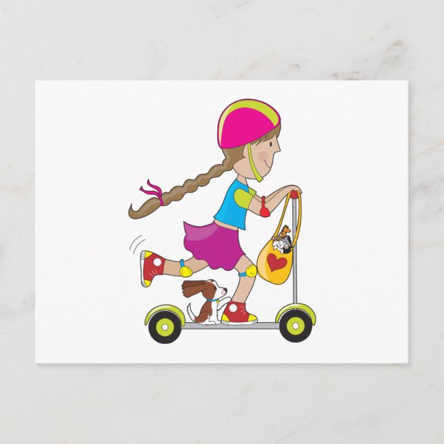 Postal Scooter Kid (Anverso)
