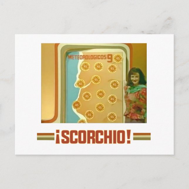 Postal ¡SCORCHIO! Mostrar rápidamente (Anverso)