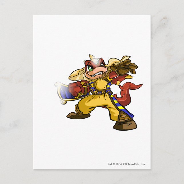 Postal Scorchio perdió al jugador del desierto (Anverso)