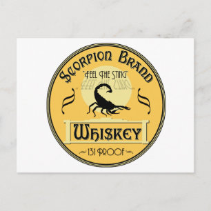 Postal Scorpion Brand Whiskey