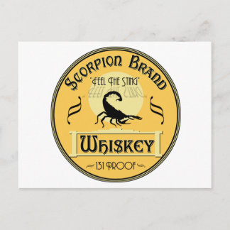 Postal Scorpion Brand Whiskey