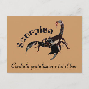 Postal Scorpiun 24 de octubre fin de 22 de noviembre Post