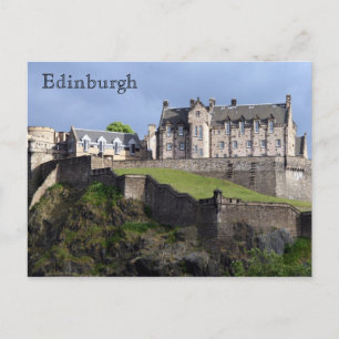 Postal scots del castillo de edinburgh