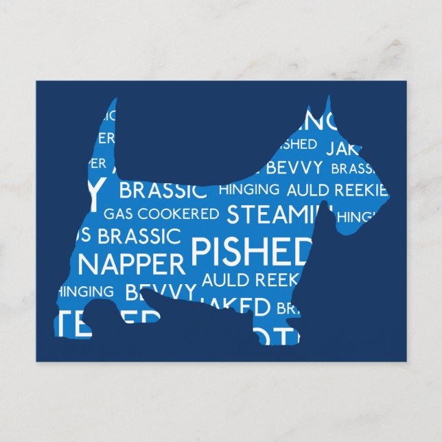 postal scottie Auld Reekie Scottish Slang.png (Anverso)