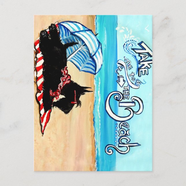 Postal Scottie Beach (Anverso)