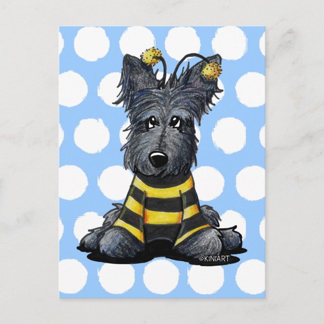 Postal Scottie Dog Bee (Anverso)