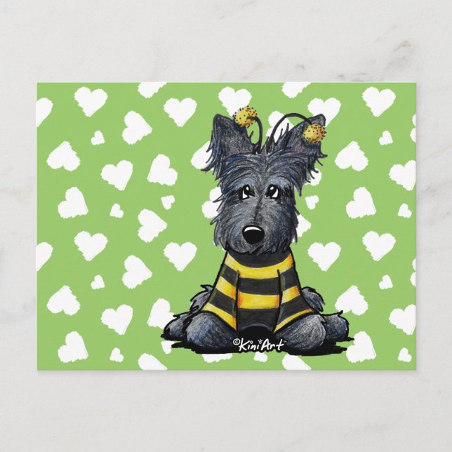Postal Scottie Dog Bee (Anverso)