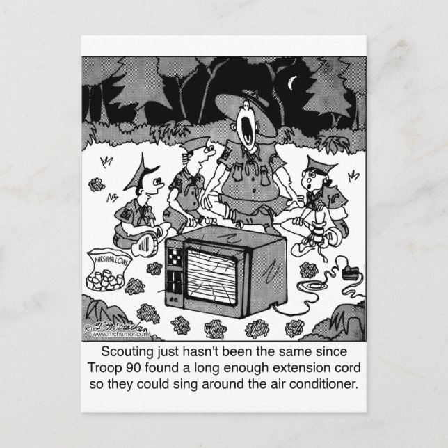 Postal Scouts con aire acondicionado (Anverso)