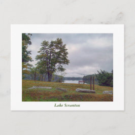 Postal Scranton, PA Lake Scranton Post Card Mountain Mist