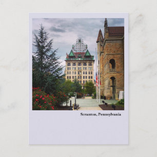 Postal Scranton, PA Post Card-Scranton Edificio Eléctrico