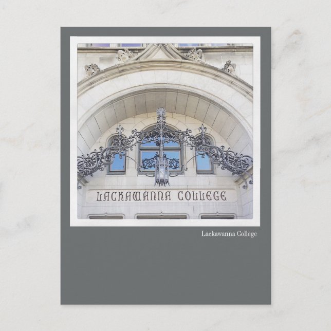 Postal Scranton PA Postcard-Lackawanna College (Anverso)