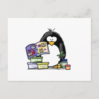 Postal Scrapbook Penguin