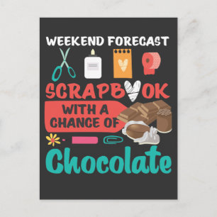 Postal Scrapbooking Amigos Chocolate Lover