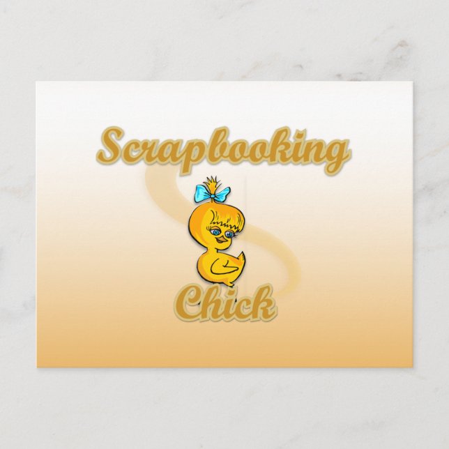 Postal Scrapbooking Chick (Anverso)