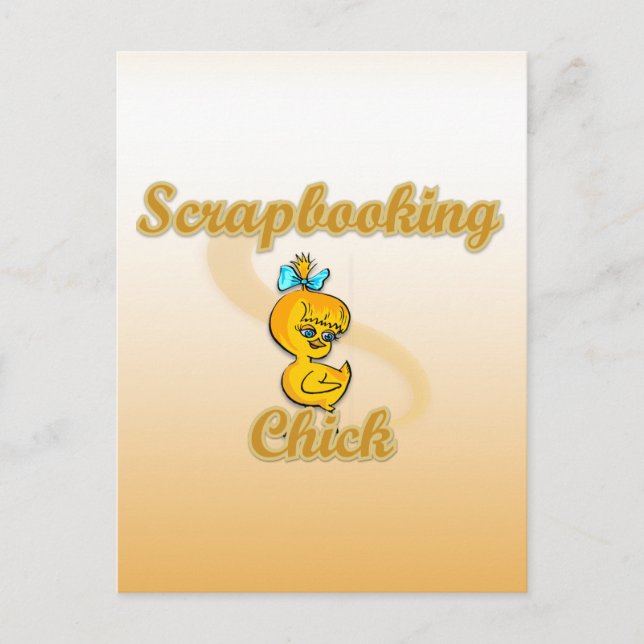 Postal Scrapbooking Chick (Anverso)