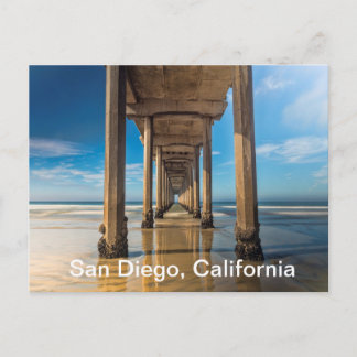 Postal Scripps Pier en San Diego, California