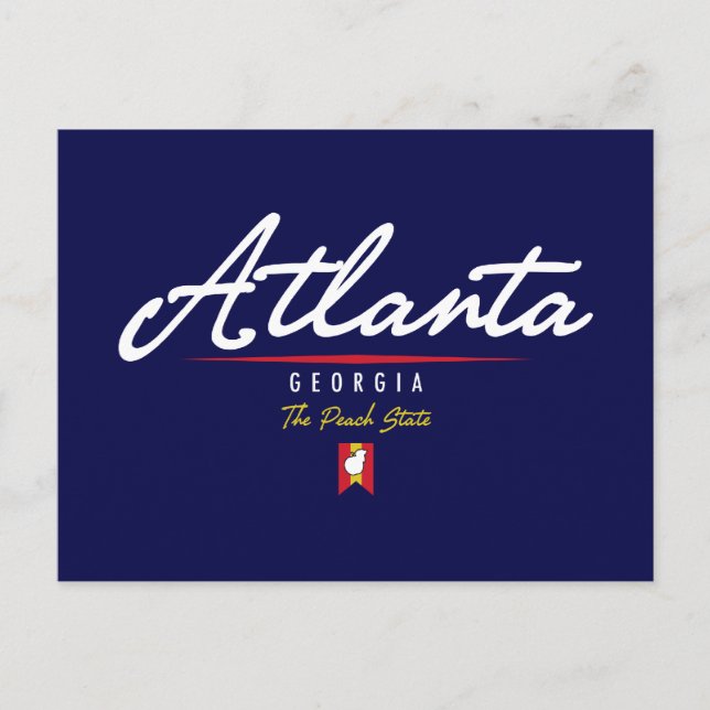 Postal Script de Atlanta (Anverso)